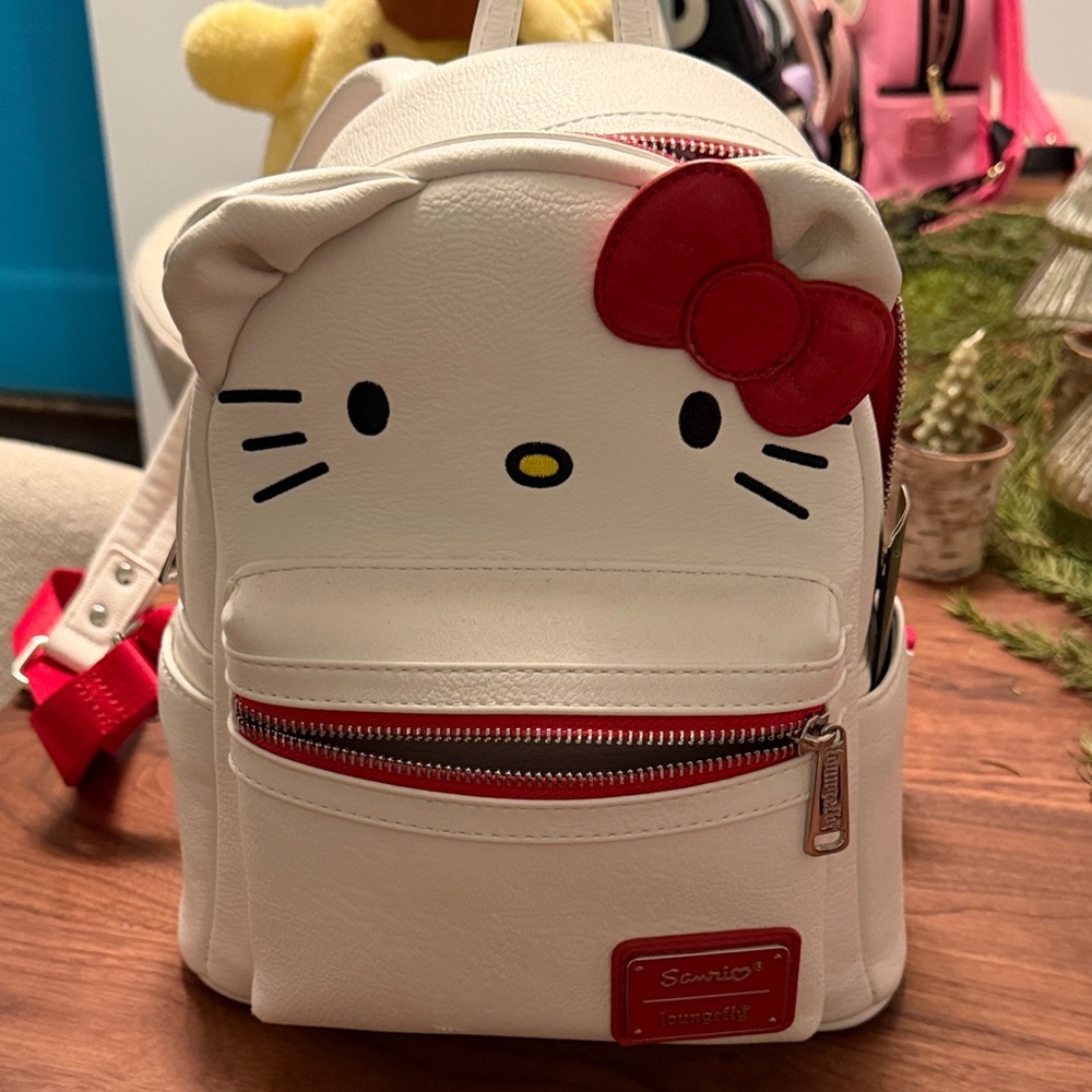 Sanrio White and Red Hello Kitty Backpack